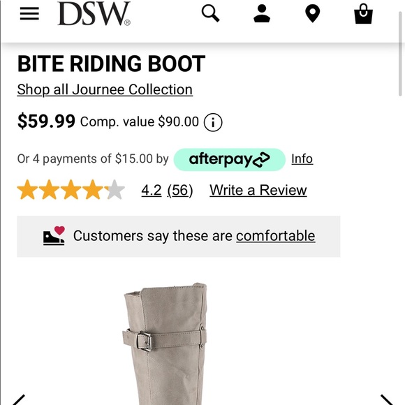 Journee Collection BITE Riding Boot - Picture 4 of 4